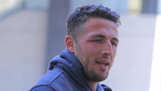 Premiership hero Sam Burgess is at the centre of a sexting scandal. Picture: John Grainger