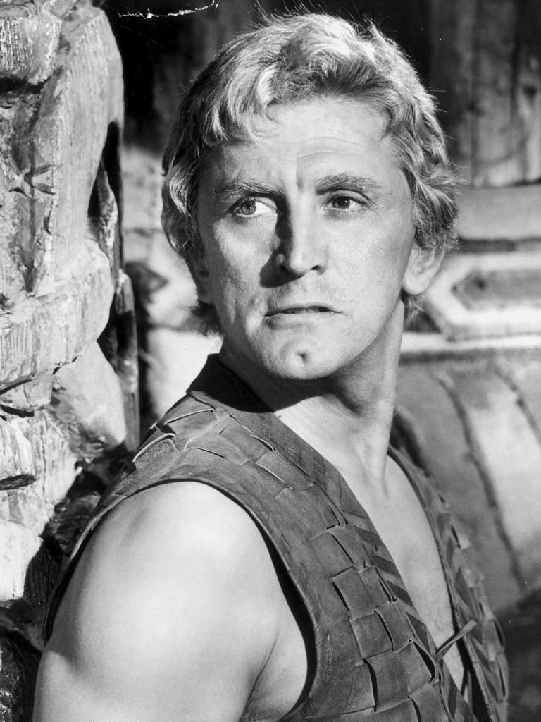 Actor Kirk Douglas in scene from film The Vikings.