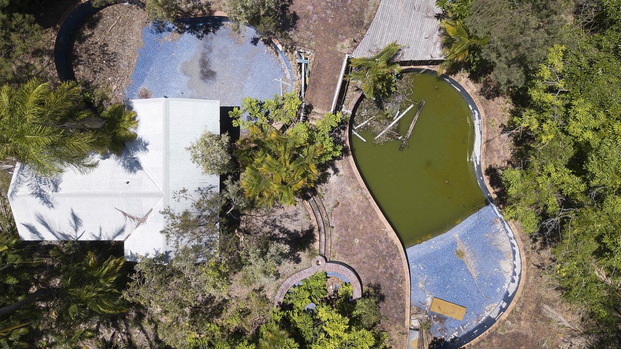 The damaged and run-down Great Keppel Island resort.