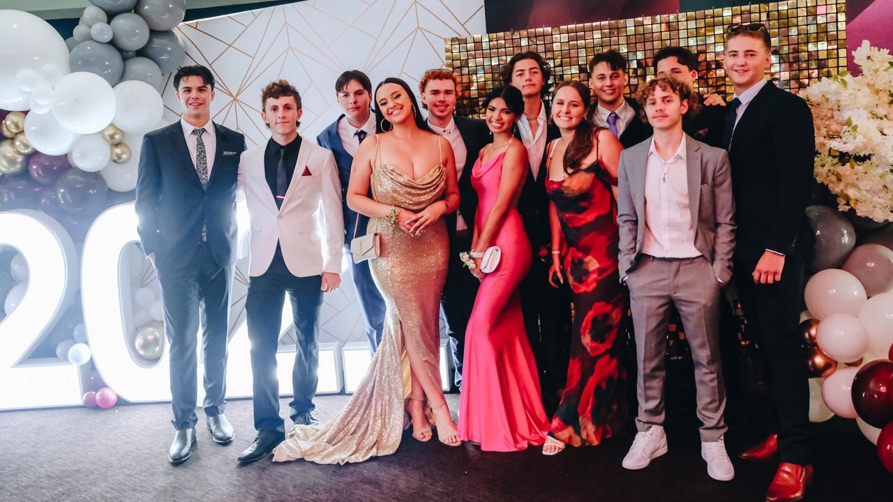 School leavers celebrate at the St Joseph's College Banora Point 2021 formal.Picture: Austin Hulme Photography