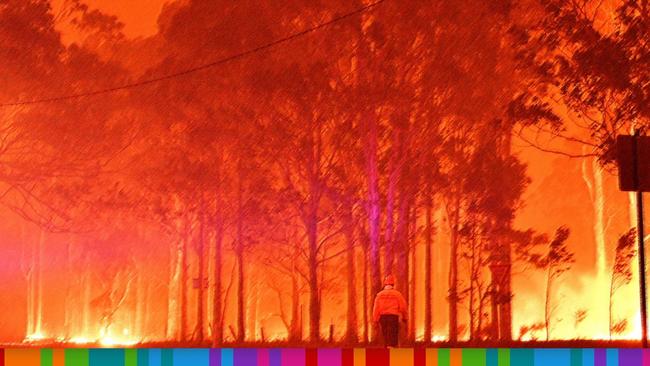 The impact of climate change can already been seen with deadly bushfires sweeping Australia. Picture: Supplied