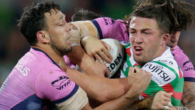 South Sydney lock Sam Burgess took Perfect 8 honours. Picture: Getty Images