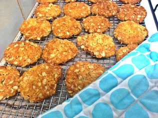 ANZAC BISCUITS: These simple and delicious biscuits are traditionally made to commemorate Anzac Day. Picture: Alison Paterson