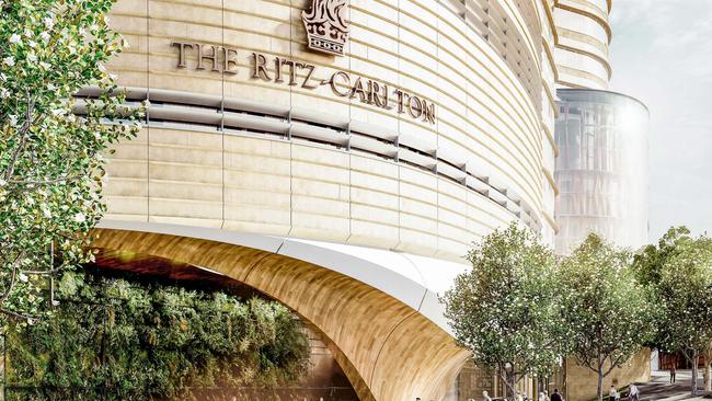 The planned Ritz-Carlton.