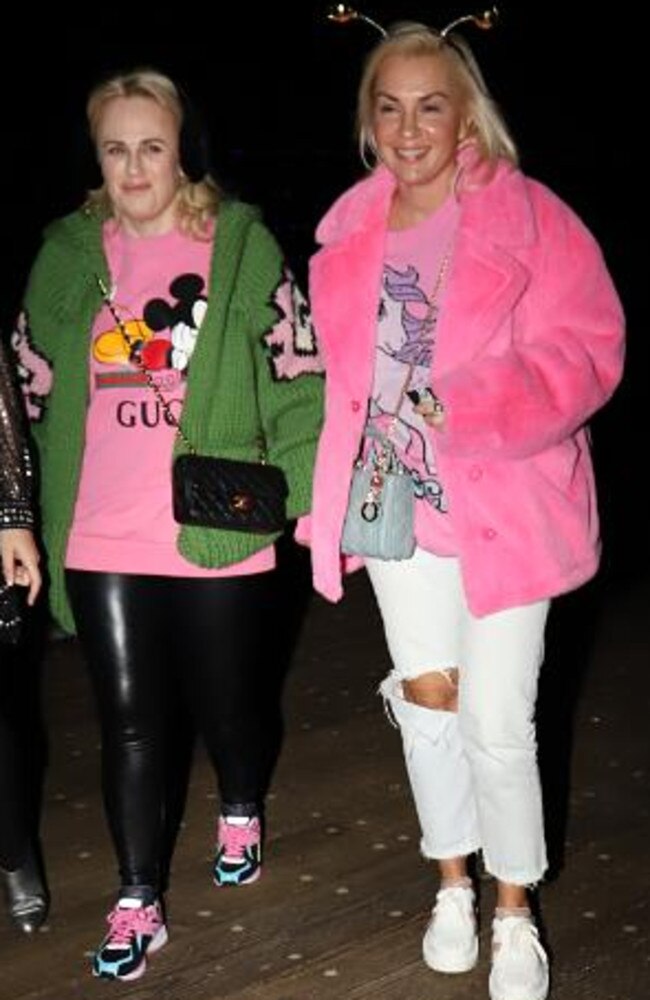 Rebel Wilson and Ramona Agruma join Paris Hilton's Anniversary party. Picture: APEX / MEGA