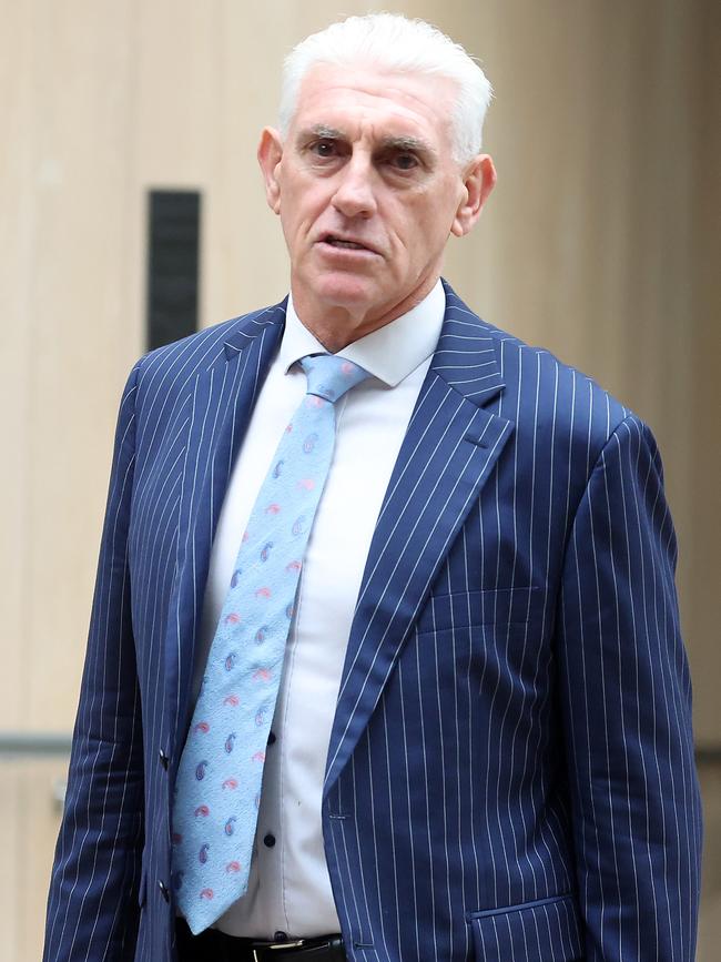 Brad Carswell leaving the Federal Court, Brisbane. Picture: Liam Kidston