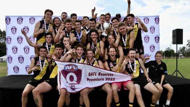 Labrador Tigers win 2022 QAFL reserves. Photo: Highflyer Images.