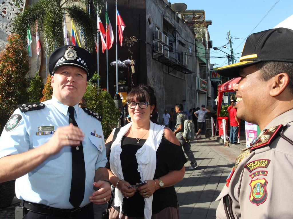 Australian Federal Police commander Glen McEwen attends the 15th commemoration of the Bali bombing in Legian, Kuta. Picture: Lukman S.Bintoro