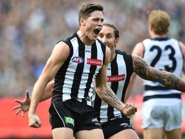 Jack Crisp kicked two goals in the first term.