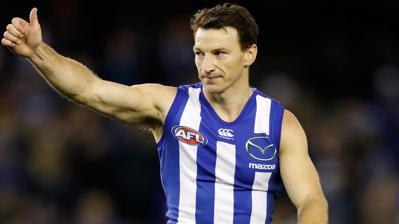 Brent Harvey was a steal for the Roos. Photo: Adam Trafford/AFL Media/Getty Images.