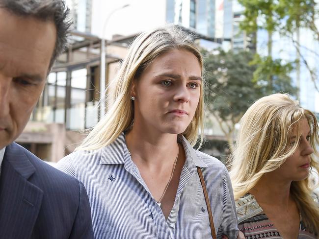 BRISBANE, AUSTRALIA - AUGUST 02: Australian swimmer Shayna Jack arrives at Eagle Street on August 02, 2019 in Brisbane, Australia. (Photo by Albert Perez/Getty Images)