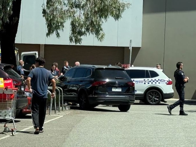 A major police incident unfolds at Lynbrook Village Shopping Centre. Picture: Supplied