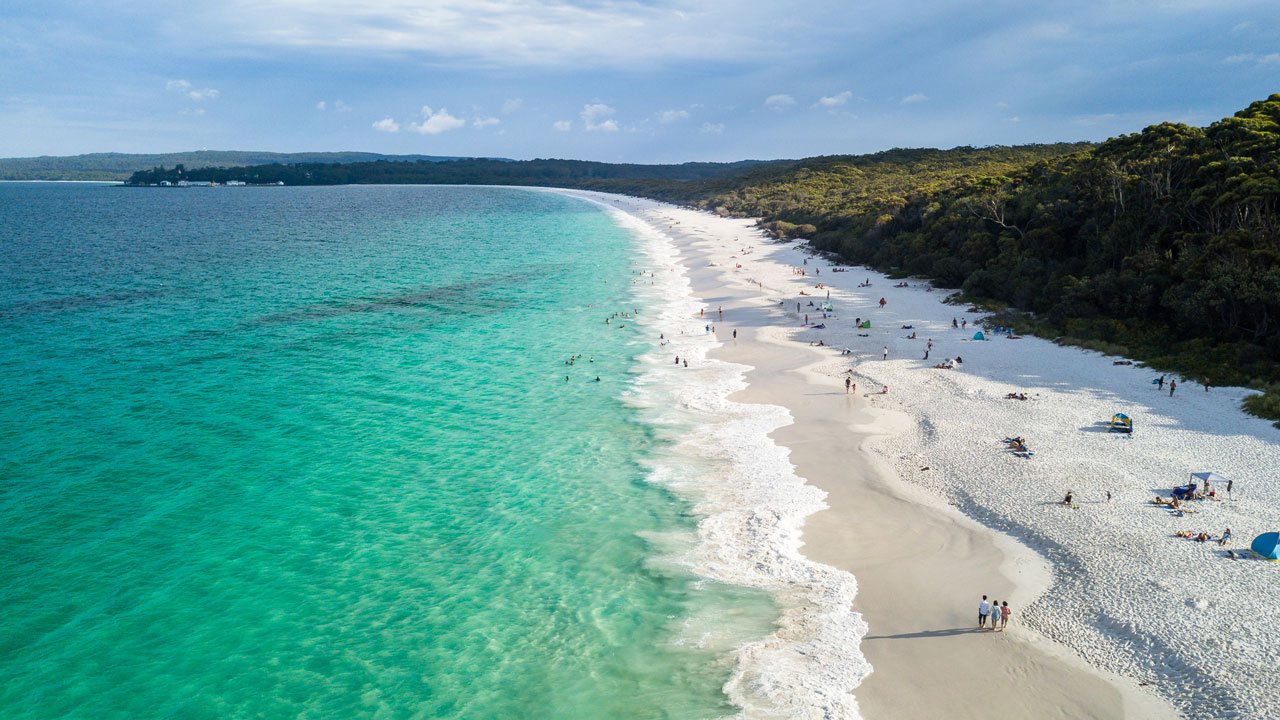 Hyams Beach has been likened to the Maldives, and it's easy to see why