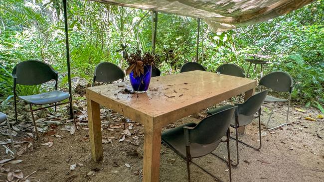 The Ulysses Garden Cafe along Gorge Rd in Finch Hatton is seemingly abandoned. Picture: Contributed