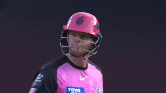 Smith wasn't happy. Photo: Fox Sports