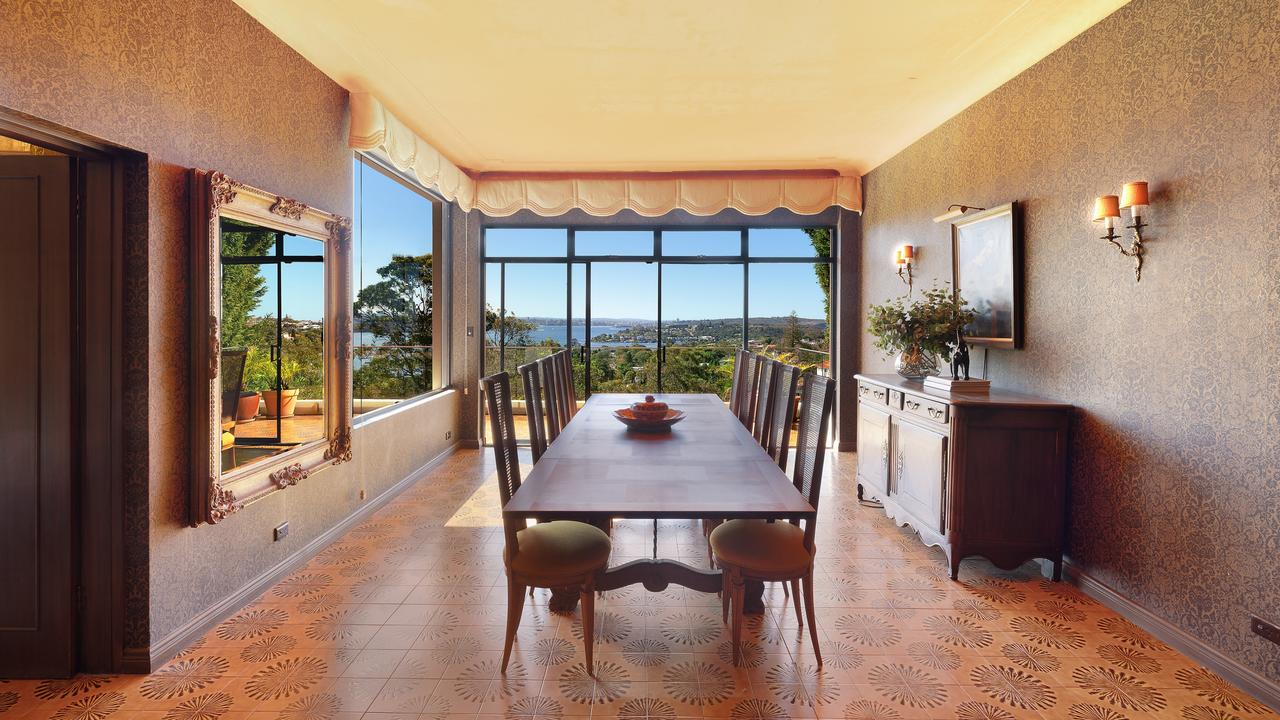 Not hard to imagine this dining room transformed into something more suited to the 21st century.