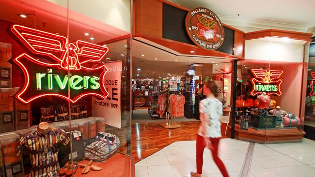 Rivers store in the Myer Centre , Queen Street Brisbane.