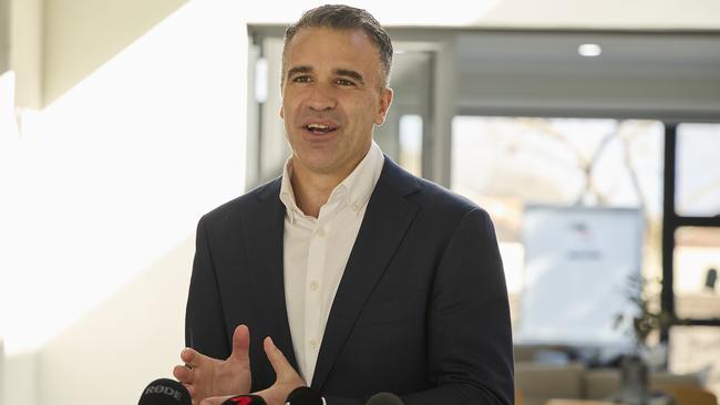 South Australian Premier Peter Malinauskas says ‘intimidating behaviour is never consistent with the interests of working people’. Picture: Matt Loxton