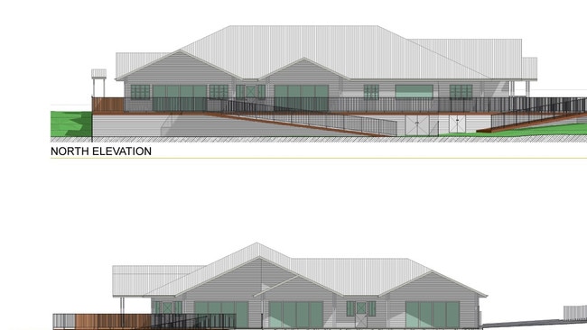 North and west views of the new site proposed for First Steps Early Learning childcare facility.