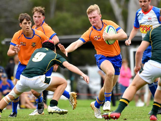 Marist College Ashgrove player Tom HowardAIC First XV rugby union between Villanova College and Marist College AshgroveSaturday April 29, 2023. Picture, John Gass