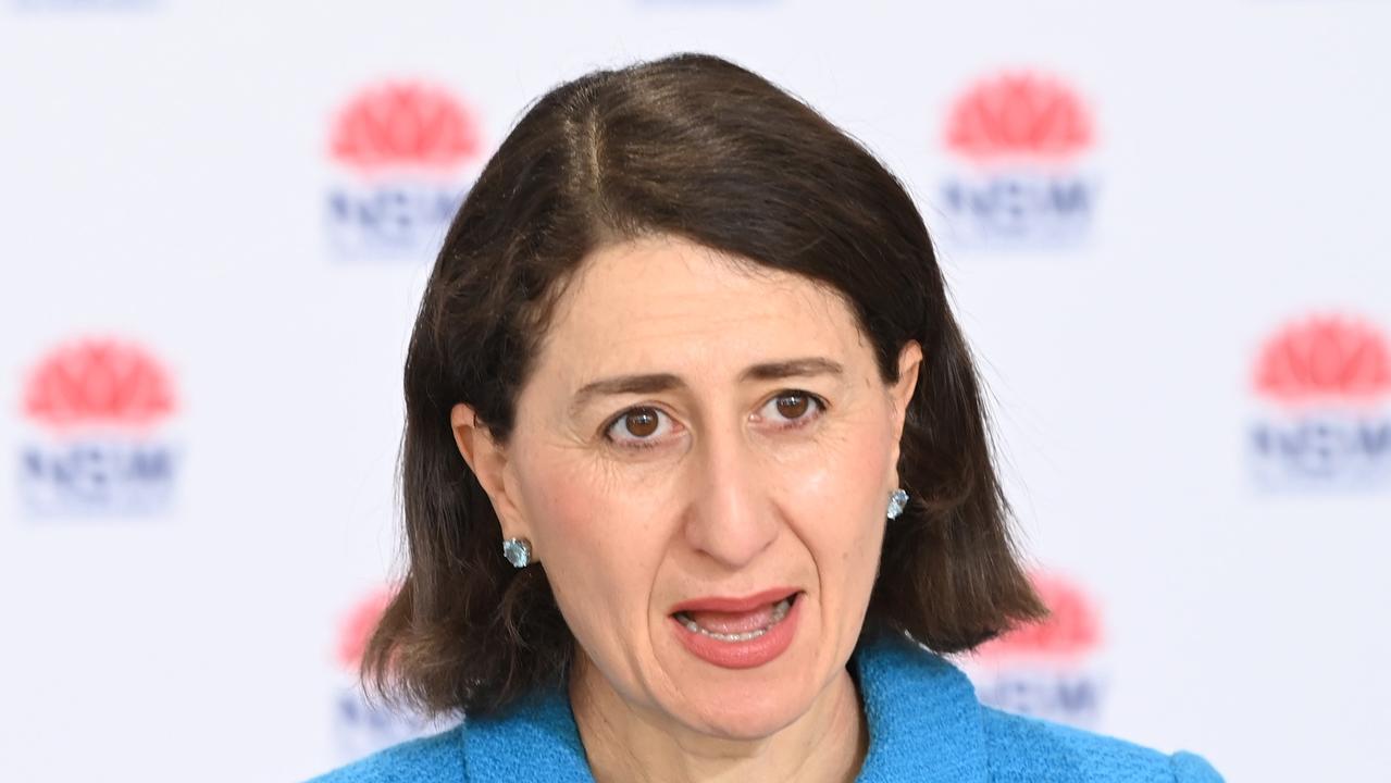 NSW Premier Gladys Berejiklian would not say when lockdown would lift. Picture: NCA NewsWire/Jeremy Piper