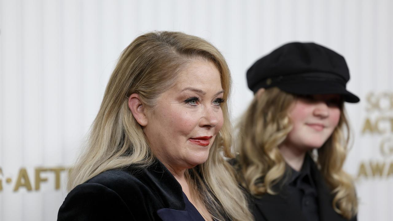 Christina Applegate and Sadie Grace LeNoble attend the 29th Annual Screen Actors Guild Awards in February 2023 in Los Angeles, California. (Photo by Frazer Harrison/Getty Images)