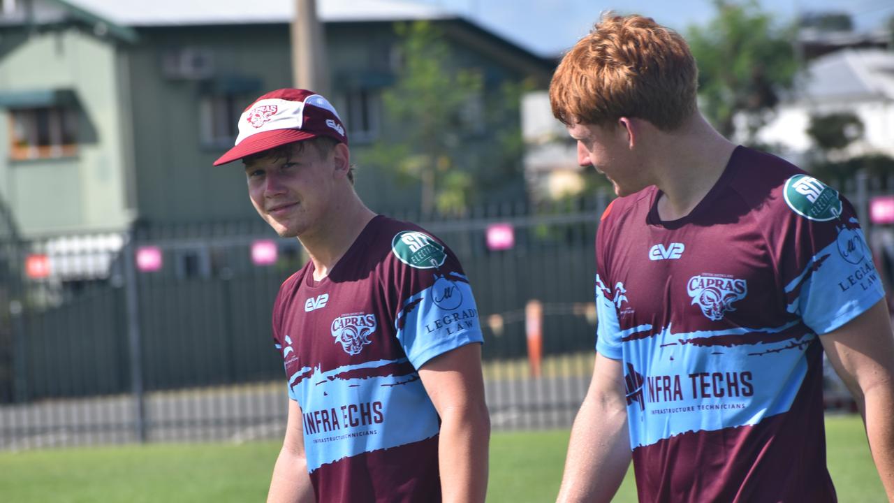 CQ Capras under-17 boys squad at a pre-season training session at The Cathedral College, Rockhampton, on December 7, 2024.