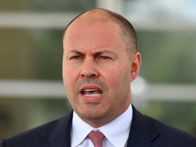 Treasurer Josh Frydenberg. Picture: AAP