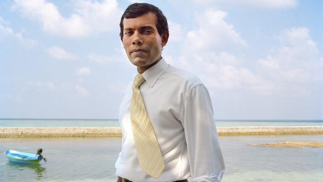 Former President of the Maldives, Mohamed Nasheed.