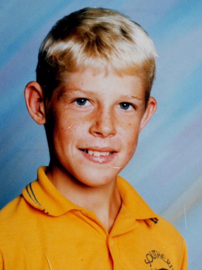 Mick Fanning during his Ballina school days. Photo: Supplied.