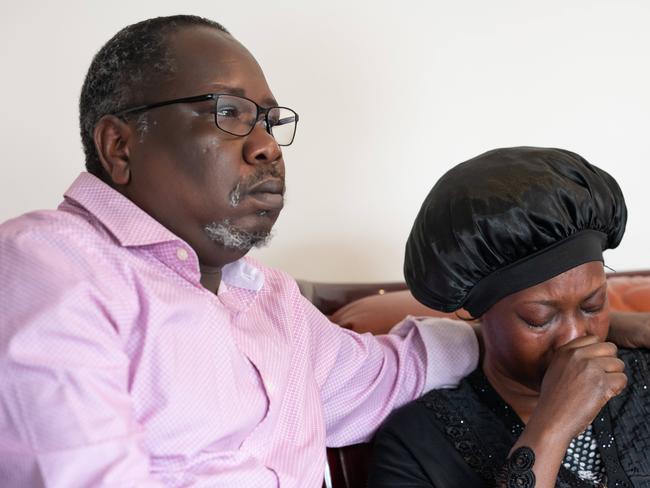 Chadwer’s father Shaker and mother Gogog want justice for their son. Picture: Tony Gough