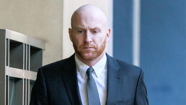 Former AFL player Daniel Connors has copped a $1000 fine for punching a corrections officer in a prison cell. Picture: David Geraghty