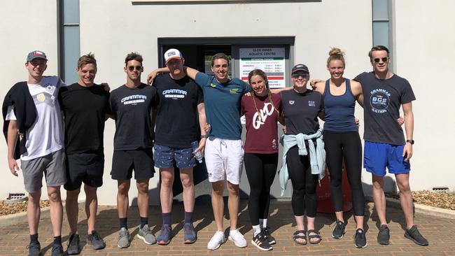 David Lush took some of his Brisbane Grammar Swimming Club members to Glen Innes to raise morale in a community affected by drought and fire.