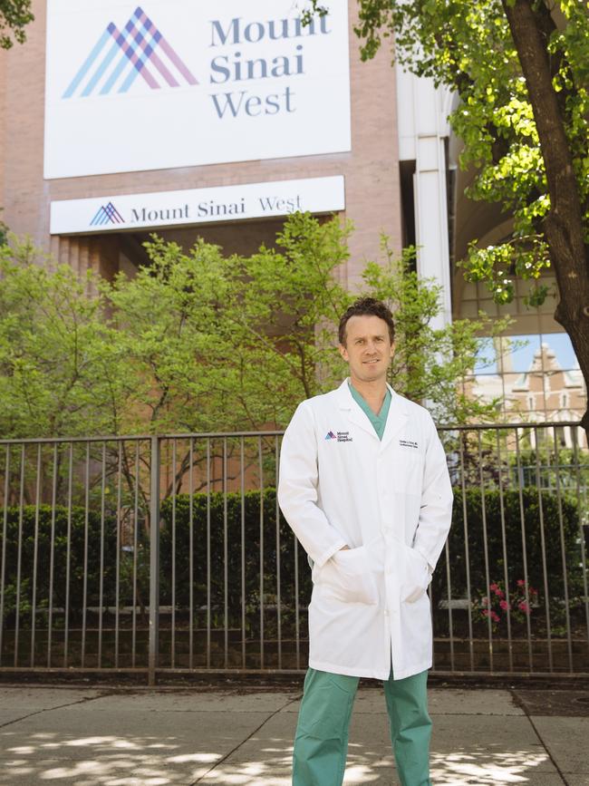 Dr Oxley was called in to run an intensive care unit in one of America’s biggest teaching hospitals. Picture: Angus Mordant