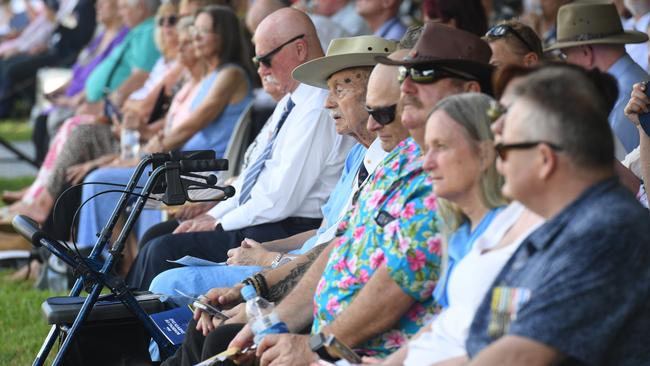 The 81st commemoration of the Bombing of Darwin held at the cenotaph on the esplanade. Picture: (A) manda Parkinson