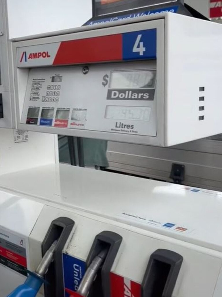 One Brisbane woman spent $114.68 to fill up her car. Picture: TikTok/KatClark