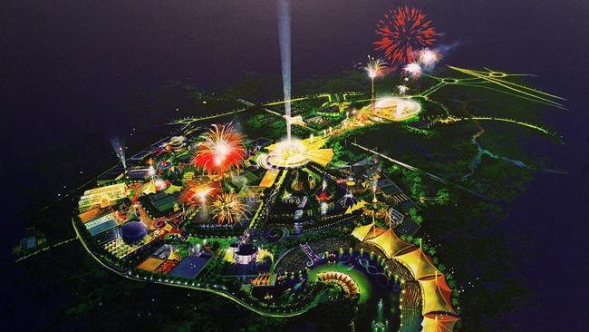 Plans for Expo 2002 at Coomera.