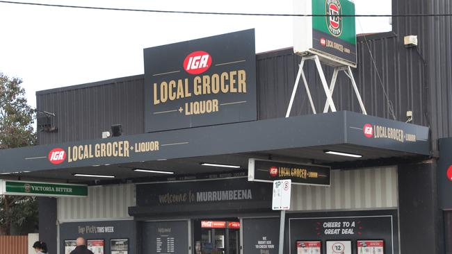 A gang of armed cigarette thieves stormed the IGA store in Murrumbeena on Saturday morning. Picture: David Crosling