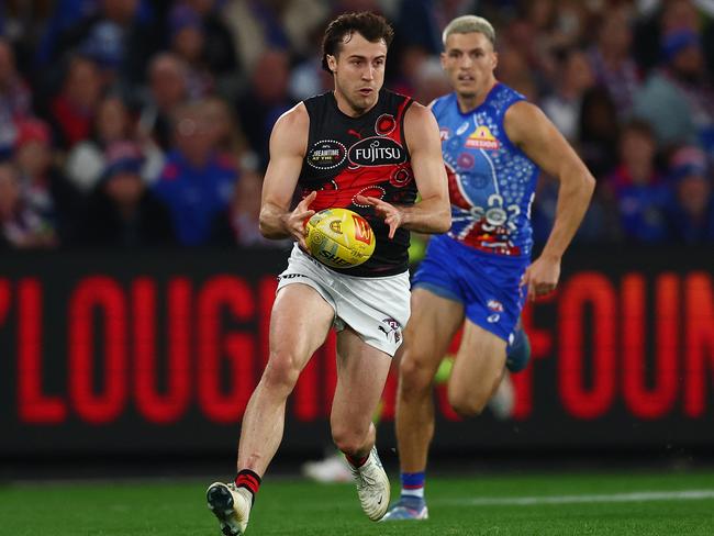 Andrew McGrath is giving away the ball far too often by foot. Picture: Morgan Hancock/Getty Images