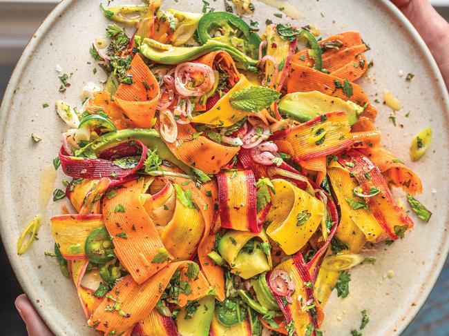 Shaved carrot salad. Picture: Supplied