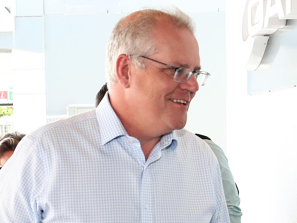 Prime Minister Scott Morrison says New Zealanders will begin arriving in Australia from Friday without having to quarantine in a hotel. Picture: Brendan Radke