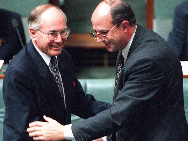 Reith with prime minister John Howard