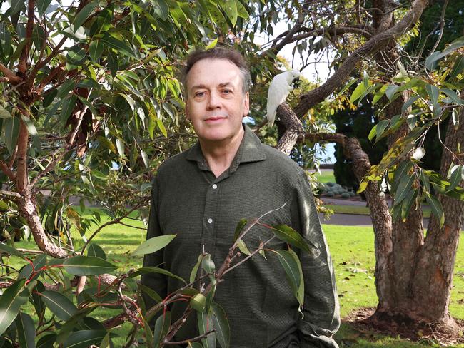 12/7/24: Composer Jonathan Mills at the Eucalypt Lawn at Sydney Botanic Gardens. Jonathan is a leading Australian composer whose new opera is based on the Miles Franklin Award-winning novel Eucalyptus, by Murray Bail. ItÃ¢â¬â¢s part Australian fairytale and part word painting of the Australian bush. John Feder/The Australian.