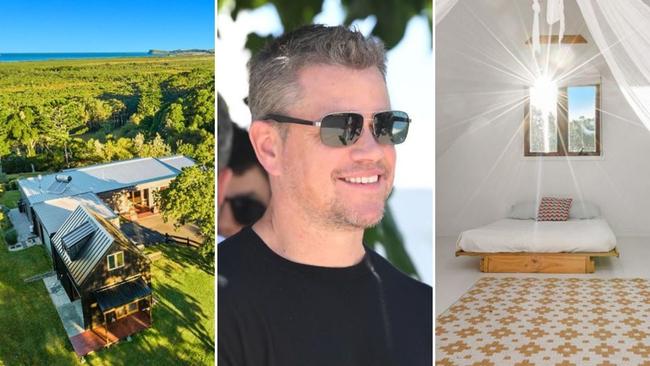 Hollywood star Matt Damon rented Blackwood House at Broken Head for four months.