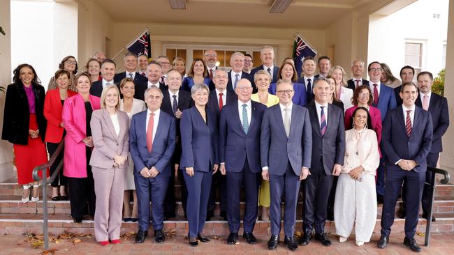 The Albanese ministry. Picture: Getty Images