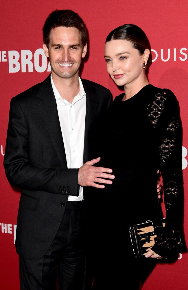 The Australian supermodel is expecting a baby with her husband, Evan Spiegel. Picture: Getty Images