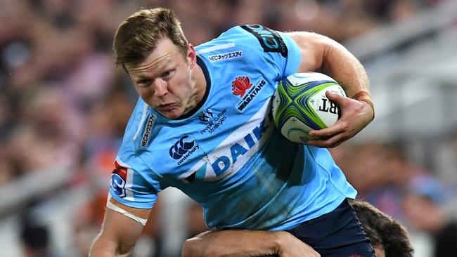 The Waratahs will be looking to Cam Clark to help fill the try-scoring shoes of Israel Folau and Taqele Naiyaravoro. Picture: AAP