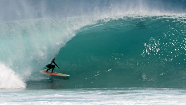 The station is home to a world-known surf break. Picture: Stewart Allen