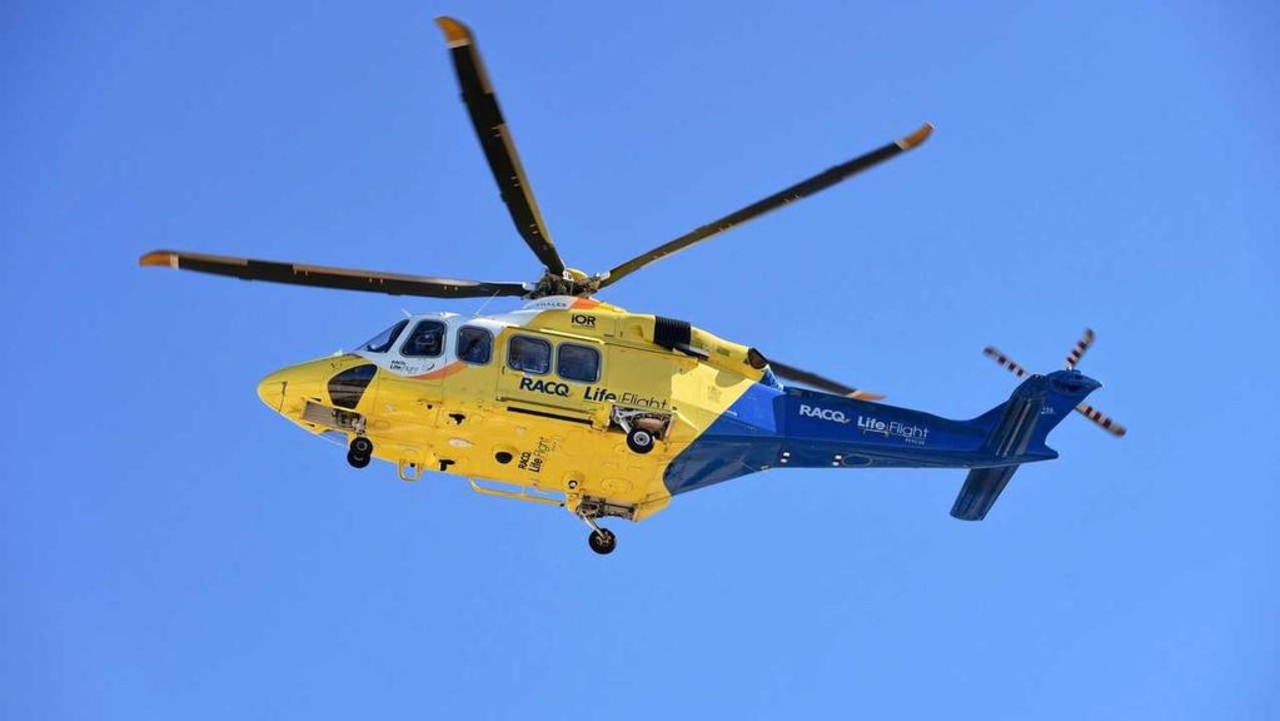 A teenager has been airlifted to hospital and is fighting for her life after a fall from a horse in the Sunshine Coast hinterland. Picture: Alistair Brightman