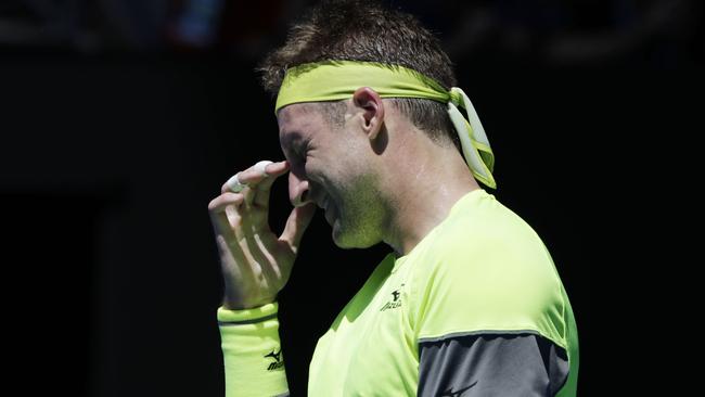 Tennys Sandgren had an interesting Australian Open. Picture: AAP Images